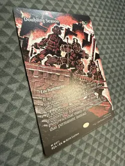 MTG Doubling Season #0011 Borderless Mythic TMNT Source Material (PZA) - Image 3