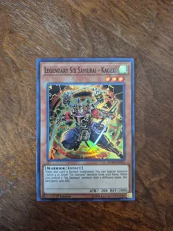 Yu-Gi-Oh! Legendary Six Samurai - Kageki / SPWA EN043 1st Edition LP - Image 1