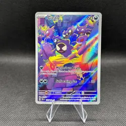 Pokemon Gastly Illustration Rare Full Art Holo SV05 Temporal Forces 177/162 Card - Image 1