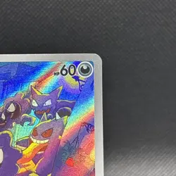 Pokemon Gastly Illustration Rare Full Art Holo SV05 Temporal Forces 177/162 Card - Image 3