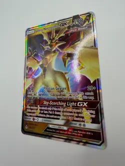 Ultra Necrozma GX 95/131 Forbidden Light Pokemon Card Holo Rare NM - Image 2