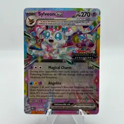 Pokemon TCG Prismatic Evolutions Sylveon ex #041/131 Stamped Promo NM - Image 1