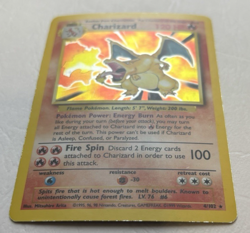 Charizard Holo Rare 1999 4/ 102 Base Set Unlimited Pokemon TCG - Image 3
