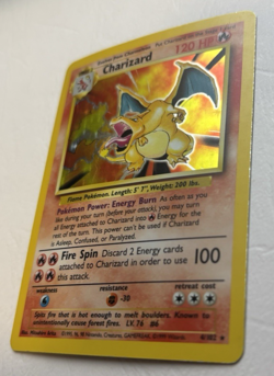 Charizard Holo Rare 1999 4/ 102 Base Set Unlimited Pokemon TCG - Image 4