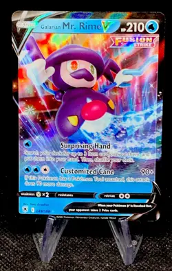Pokemon TCG Sword & Shield Astral Radiance Galarian Mr. Rime V #049/189 - Image 1