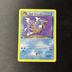 Dark Gyarados - 1st Edition - 25/82 Team Rocket - Pokemon TCG - 2000 NM - Image 1