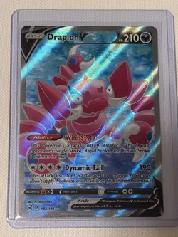 Drapion V 182/196 Pokemon Lost Origin Ultra Rare Full Art NM - Image 1