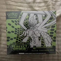 Pokemon Center Exclusive Elite Trainer Box Mega Evolution Perfect Order ETB🟢⚫ - Image 1