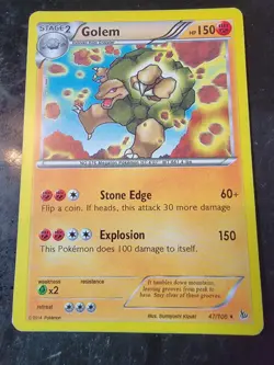 Golem 47/106 Uncommon Pokemon Flashfire - Image 1