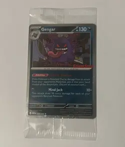 Pokemon Perfect Order Promo Gamestop Gengar Card 050/088 New Sealed - Image 1