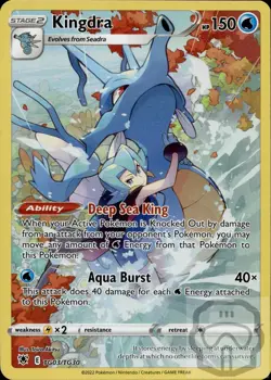 Kingdra TG03/TG30 Holo Astral Radiance Trainer Gallery Pokemon NM/M - Image 3