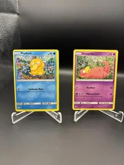 Pokemon 2018 McDonald’s Promos Psyduck 2/12 and Slowpoke 5/12 Mcdonalds Holos - Image 1