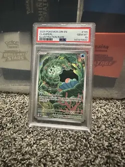 Pokemon 2025 Clamperl 195/182 Illustration Rare Destined Rivals GEM MINT PSA 10 - Image 1