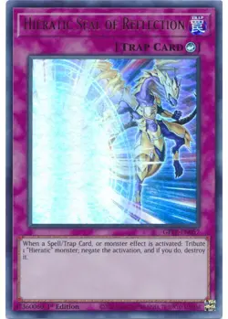 Yugioh - Hieratic Seal of Reflection (Ultra Rare) (1st Edition) - GFTP-EN057 P - Image 1