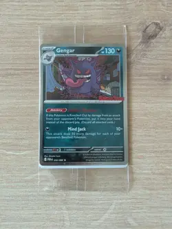 Pokemon TCG Gengar POR 050/088 Promo Sealed Stamped Gamestop Promo Card - Image 1