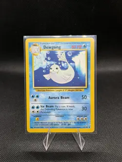 Pokemon TCG Base Set Dewgong #25/102 Unlimited Uncommon Vintage 1999 LP - Image 1