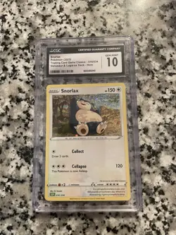Pokemon TCG Snorlax Holo Rare 016/034 Venusaur & Lucia PSA 10 Gem Mint 2023 - Image 1