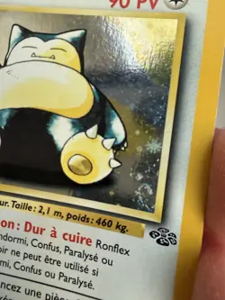 Ronflex / Snorlax French 11/64 Holo Jungle Pokemon Card TCG - 1999 MP - Image 2
