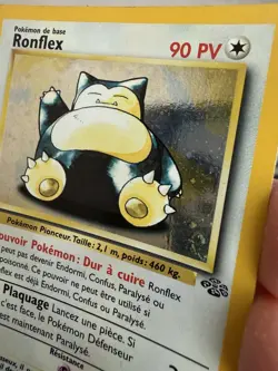 Ronflex / Snorlax French 11/64 Holo Jungle Pokemon Card TCG - 1999 MP - Image 4