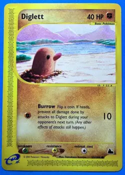 Pokemon Diglett 50/144 Skyridge Regular - Image 1