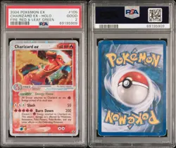 2004 Pokemon EX Fire Red & Leaf Green #105 Charizard EX-HOLO PSA 2 - Image 3