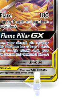 Pokemon TCG: Charizard & Braixen GX Tag Team Sun Moon Black Star Promo#SM230 NM - Image 4