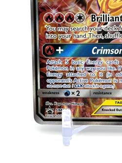 Pokemon TCG: Charizard & Braixen GX Tag Team Sun Moon Black Star Promo#SM230 NM - Image 5