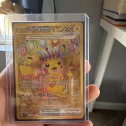 Nintendo Pikachu ex Full Art Holo Rare 247/191 Surging Sparks EX Pokemon TCG - Image 3