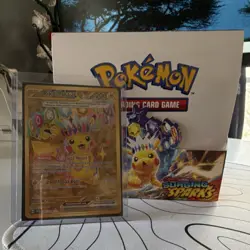 Nintendo Pikachu ex Full Art Holo Rare 247/191 Surging Sparks EX Pokemon TCG - Image 4