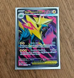 Pokemon TCG : Mega Manectric EX 158/132 Mega Evolution Full Art Pack Fresh ✅ - Image 1