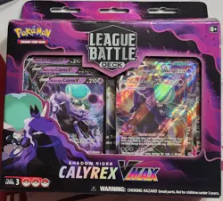 Pokemon Pokemon TCG: Shadow Rider Calyrex VMAX League Battle Deck Cards NEW - Image 1