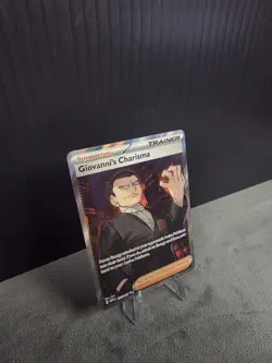 Giovanni's Charisma 197/165 Full Art Ultra Rare Pokemon TCG Scarlet & Violet 151 - Image 5