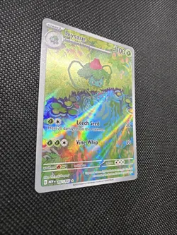 Pokemon TCG Ivysaur Holo Illustration Rare Card 167/165 Scarlet & Violet 151 - Image 5