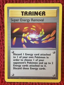 Super Energy Removal - 79/102 - Pokemon Base Set Unlimited Rare Card WOTC MP/HP - Image 1