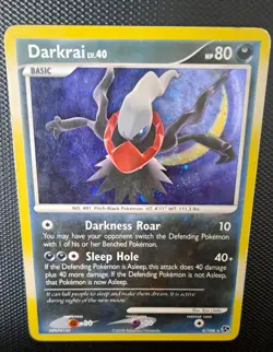Darkrai 4/106 Great Encounters Holo Pokemon English Card - Image 2