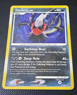 Darkrai 4/106 Great Encounters Holo Pokemon English Card - Image 3