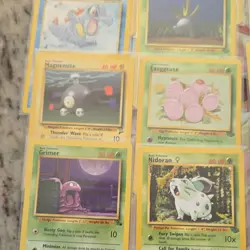 ✨ Old Vintage Pokemon 54+ card lot , base, jungle, fossil base set2 ✨ no dupes - Image 5