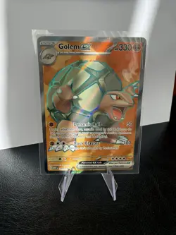 Pokemon TCG Golem ex Scarlet & Violet-151 189/165 Holo Ultra Rare NM - Image 1