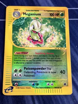 Meganium - Reverse Holo - 54/165 Expedition Base Set - Pokemon TCG - 2002 - Image 1