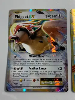 (2) POKEMON XY EVOLUTIONS PIDGEOT EX 104/108 FULL ART & 64/108 PIDGEOT EX - Image 3