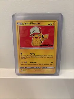 Ash’s Pikachu SM109 SM111 SM114 Set Pokemon The Movie I Choose You 2017 - Image 1