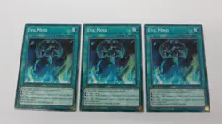 3x EVIL MIND SPELL CARD 1ST EDITION SGX3-ENA15 COMMON YUGIOH NM / UNPLAYED - Image 1
