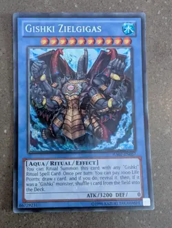 YuGiOh! Gishki Zielgigas HA07-EN057 Secret Rare lp - Image 1