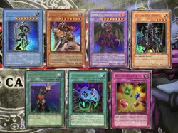 Yu-Gi-Oh! 7x 1. Edition (1st) Ultra Rare Schwarz G. Soldat SYE, SKE, SRL, AST - Image 1