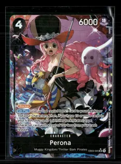 One Piece TCG Perona Extra Booster: One Piece Heroine's Edition SR EB03-045 alt - Image 1
