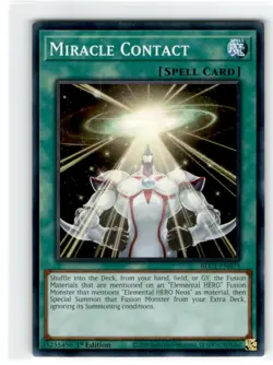 Yu-Gi-Oh! Miracle Contact Common BLC1-EN075 Moderately Played 1st Edition - Image 1