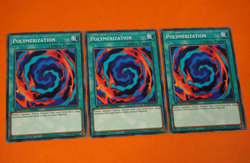 3X Polymerization Play Set Yugioh Common Speed Duel SGX2-ENA12 x3 - Image 1