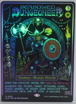 Seasoned Dungeoneer [New, Near Mint] *Foil* {Dungeons & Dragons SLD} - Image 1