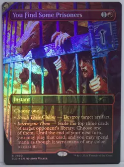 You Find Some Prisoners [New, Near Mint] *Foil* {Dungeons & Dragons SLD} - Image 1