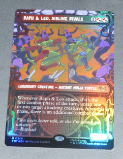 Raph & Leo, Sibling Rivals (Showcase) Teenage Mutant Ninja Turtles Foil - Image 1